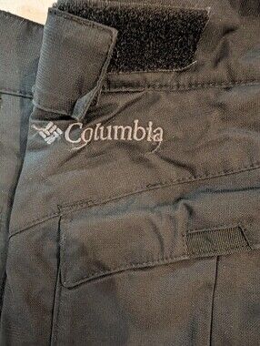Columbia Youth Black Cargo Snow Pants